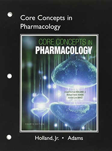 Imagen de archivo de Student Workbook and Resource Guide for Core Concepts in Pharmacology a la venta por HPB-Red