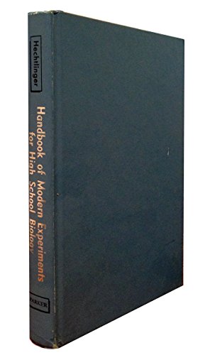 9780133804515: Handbook of modern experiments for high school biology