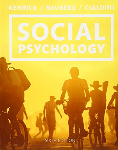 Beispielbild fr Social Psychology: Goals in Interaction (6th Edition) zum Verkauf von SecondSale