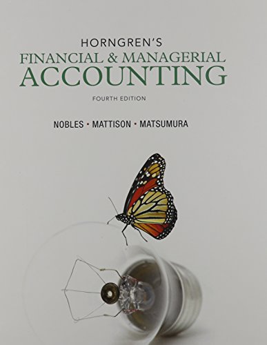 9780133811865: Horngren's Financial & Managerial Accounting, Runners Corporation + New Myaccountinglab With Etext: An Accounting Practice Set