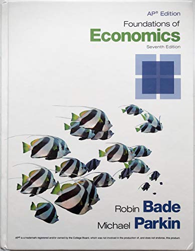 Beispielbild fr Foundations of Economics Ap zum Verkauf von BooksRun