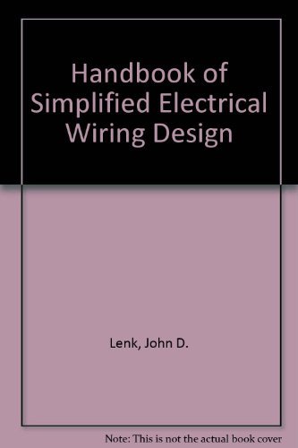 Stock image for Handbook of Simplified Electrical Wiring Design for sale by Wonder Book