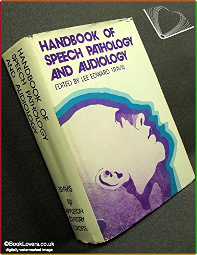 Stock image for Handbook of Speech Pathology and Audiology for sale by HPB-Red
