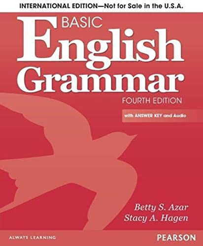 Beispielbild fr Basic English Grammar Student Book with Answer Key, International Version (4th Edition) zum Verkauf von BooksRun