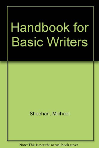 Stock image for Handbook for Basic Writers for sale by Blue Vase Books