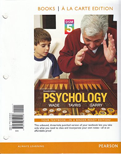 Stock image for Psychology with DSM-5 Update, Books a la Carte version (11th Edition) for sale by GoldenWavesOfBooks