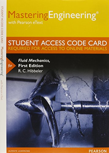 Stock image for Mastering Engineering with Pearson eText -- Standalone Access Card -- for Fluid Mechanics for sale by Iridium_Books