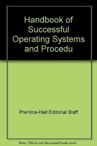 Stock image for Handbook of Successful Operating Systems and Procedu for sale by Wonder Book