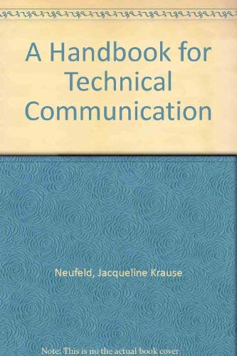 Stock image for A Handbook for Technical Communication for sale by medimops