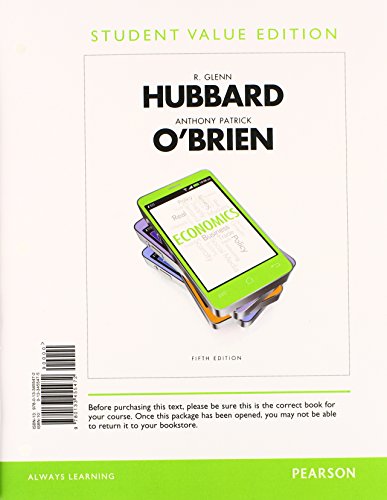 Imagen de archivo de Economics, Student Value Edition Plus New Myeconlab With Pearson Etext (2-Semester Access) -- Access ; 9780133827200 ; 0133827208 a la venta por APlus Textbooks