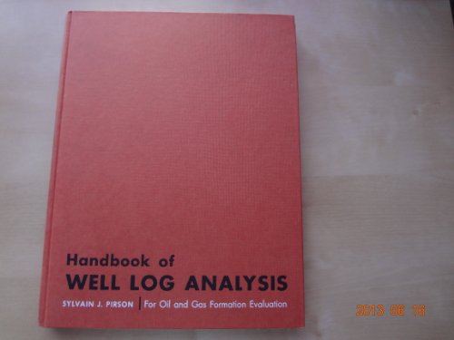 Imagen de archivo de Handbook of Well Log Analysis: For Oil & Gas Formation Evaluation a la venta por HPB-Red