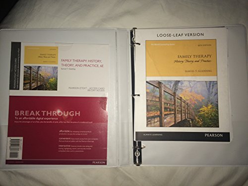 Stock image for Family Therapy: History, Theory, and Practice, Loose-Leaf Version (6th Edition) for sale by HPB-Red