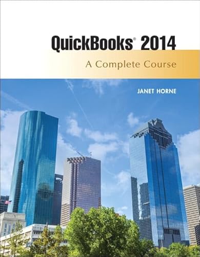 Beispielbild fr Quickbooks 2014: A Complete Course (15th Edition) zum Verkauf von ZBK Books