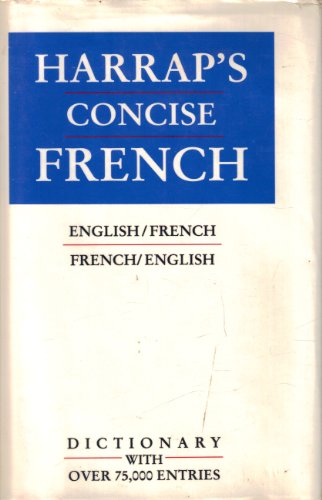 Stock image for Harrap's Concise French-English Dictionary/Dictionnaire Anglais-Francais (French and English Edition) for sale by The Book Cellar, LLC