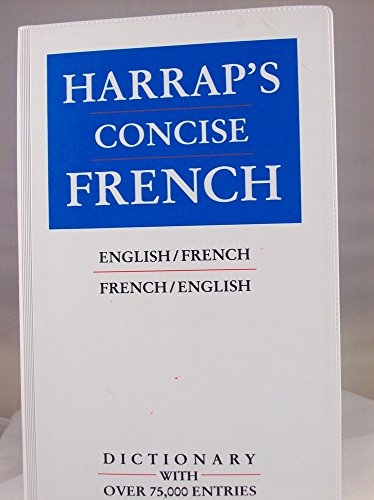 Stock image for Harrap's concise French-English dictionary dictionnaire anglais-franais for sale by Inkberry Books