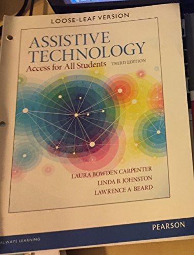 Imagen de archivo de Assistive Technology: Access for all Students, Pearson eText with Loose-Leaf Version -- Access Card Package a la venta por Best Value for You