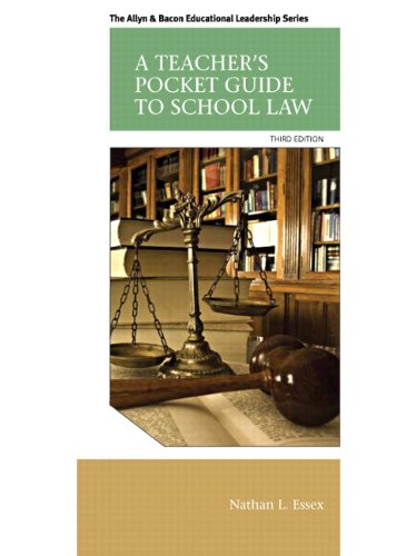 9780133833751: A Teacher's Pocket Guide to School Law + Video-enhanced Pearson Etext Access Card Package