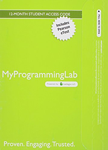 Stock image for Mylab Programming with Pearson Etext -- Access Card -- For Problem Solving with C++ for sale by HPB-Red