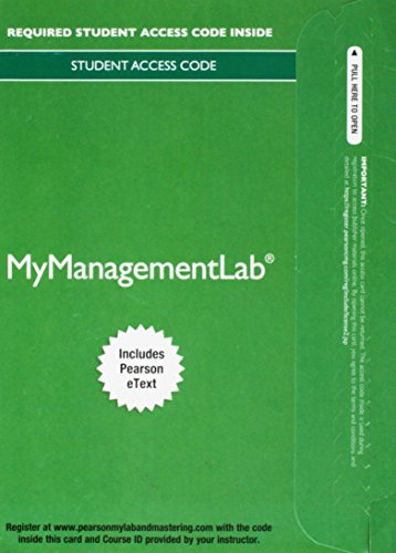 Beispielbild fr 2014 MyLab Management with Pearson eText -- Access Card -- for International Business: The New Realities zum Verkauf von Iridium_Books