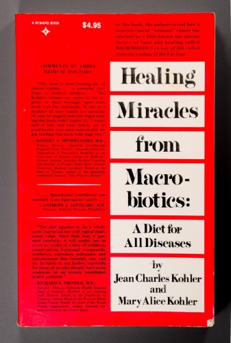 Imagen de archivo de Healing Miracles from Macrobiotics a la venta por Black and Read Books, Music & Games