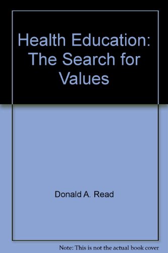 9780133845112: Title: Health education The search for values