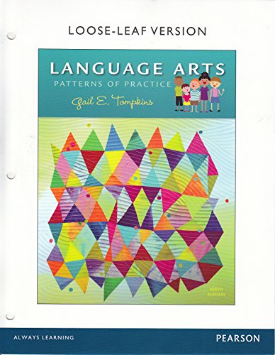 Stock image for Language Arts: Patterns of Practice 9th Revised edition by Tompkins, Gail E. (2015) Paperback for sale by Campus Bookstore