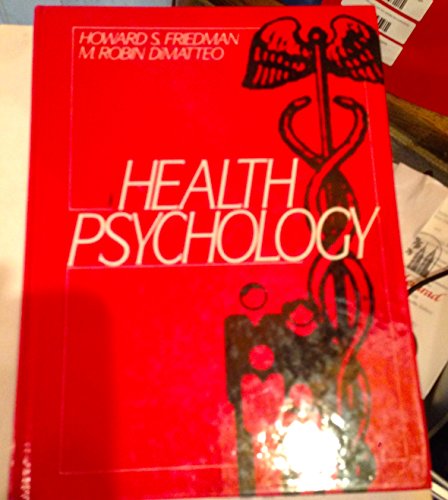 Beispielbild fr Health Psychology zum Verkauf von Better World Books