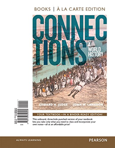 Stock image for Connections: A World History, Volume 2, Books a la Carte Edition for sale by HPB-Red