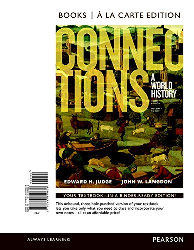 Stock image for Connections: A World History, Volume 1, Books a la Carte Edition (3rd Edition) for sale by SecondSale