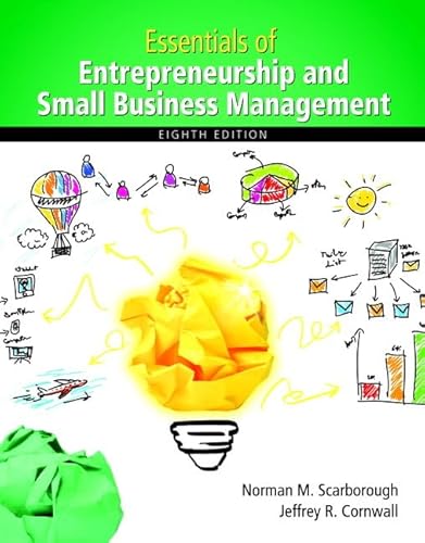 Imagen de archivo de Essentials of Entrepreneurship and Small Business Management a la venta por Better World Books