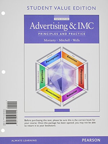 9780133849646: Advertising & IMC: Principles and Practice