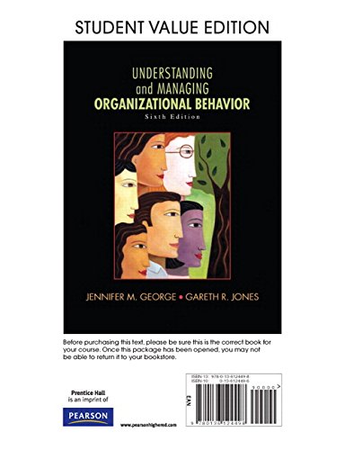 Stock image for Understanding and Managing Organizational Behavior, Student Value Edition Plus 2014 MyLab Management with Pearson eText -- Access Card Package (6th Edition) for sale by Iridium_Books