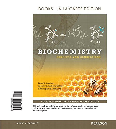 9780133853490: Biochemistry: Concepts and Connections, Books a la Carte Edition