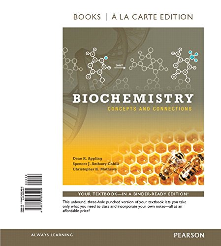 Imagen de archivo de Biochemistry: Concepts and Connections, Books a la Carte Edition a la venta por SGS Trading Inc