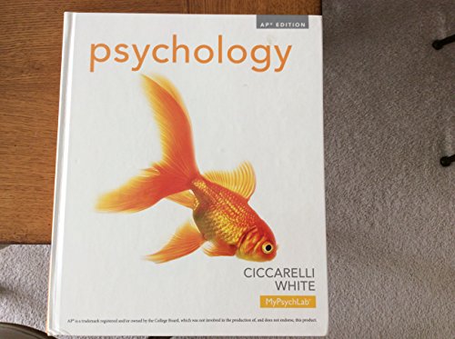 Imagen de archivo de Psychology a la venta por Your Online Bookstore