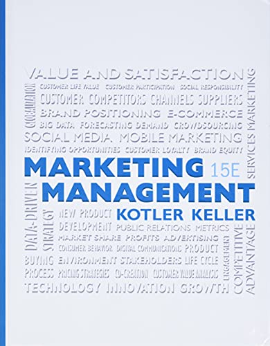 Imagen de archivo de Marketing Management a la venta por BombBooks