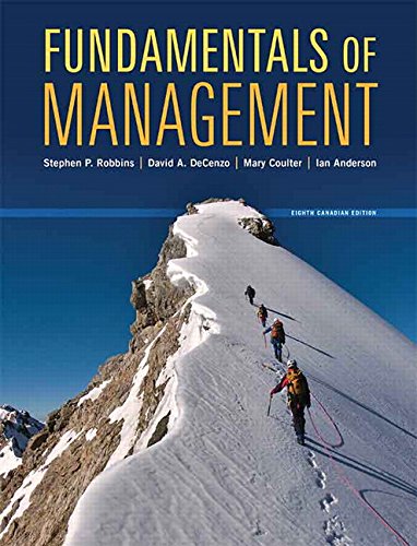 Stock image for Fundamentals of Management, Eighth Canadian Edition, for sale by SecondSale