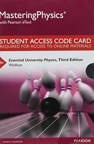 Imagen de archivo de Mastering Physics with Pearson eText -- Standalone Access Card -- for Essential University Physics (3rd Edition) a la venta por Bulrushed Books