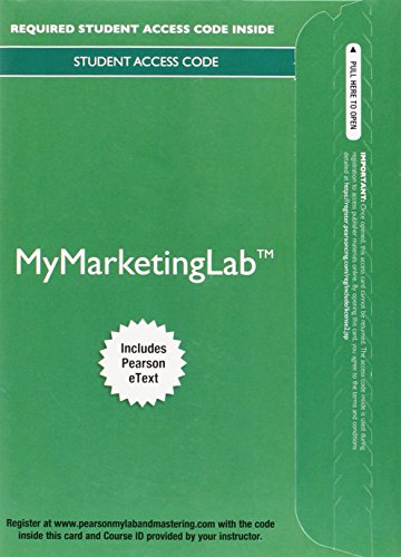 Stock image for MyLab Marketing with Pearson eText -- Access Card -- for Principles of Marketing for sale by SecondSale