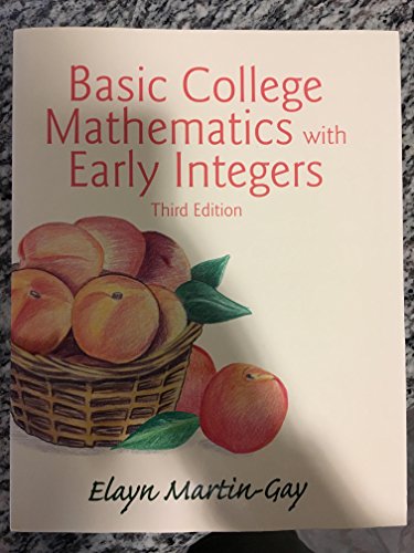 Stock image for Basic College Mathematics with Early Integers for sale by SecondSale