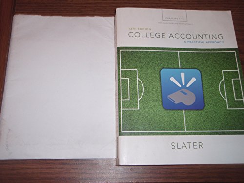 Stock image for College Accounting Chapters 1-12 with Study Guide and Working Papers for sale by BooksRun