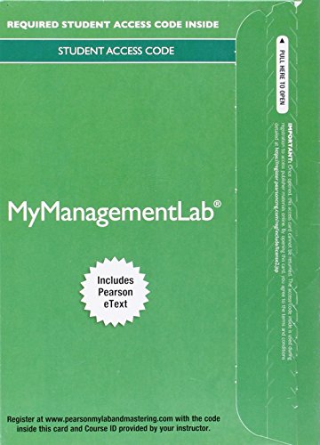 Imagen de archivo de MyManagementLab with Pearson eText -- Access Card -- for International Business: The Challenges of Globalization a la venta por Facetextbooks