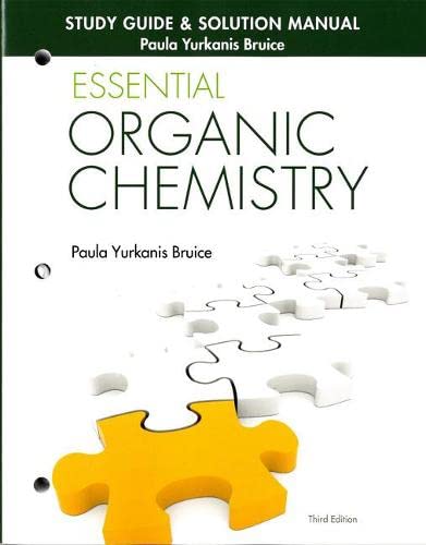 Imagen de archivo de Study Guide & Solution Manual for Essential Organic Chemistry a la venta por HPB-Red