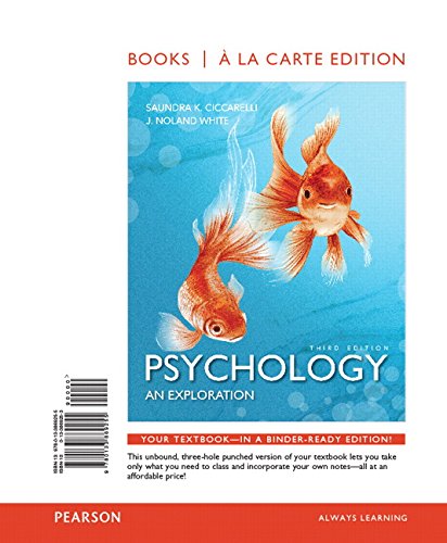 Stock image for Psychology : An Exploration, Books a la Carte Edition for sale by Better World Books: West