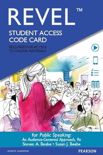 Stock image for REVEL for Public Speaking: An Audience-Centered Approach -- Access Card (9th Edition) for sale by BooksRun