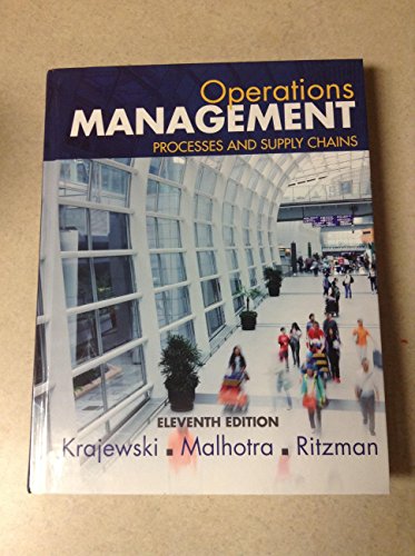 Stock image for Operations Management: Processes and Supply Chains (11th Edition) for sale by Pangea
