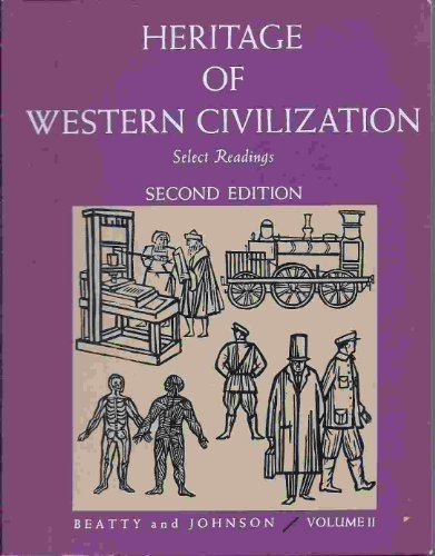 Beispielbild fr Heritage of Western Civilization zum Verkauf von Better World Books