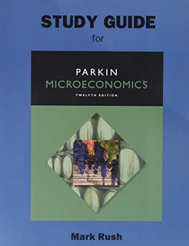 Beispielbild fr Study Guide for Microeconomics zum Verkauf von Better World Books