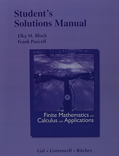 Beispielbild fr Finite Mathematics and Calculus with Applications, Books a la Carte Edition & Student Solutions Manual for Finite Mathematics and Calculus with Applications Package zum Verkauf von HPB-Red