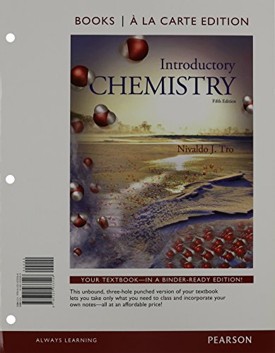 Imagen de archivo de Introductory Chemistry, Books a la Carte Edition & Modified Masteringchemistry with Pearson Etext -- Valuepack Access Card -- For Introductory Chemist a la venta por ThriftBooks-Atlanta